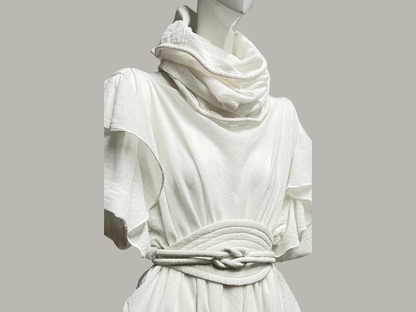 Pisa Chamber Scarf in Quartz Linen/Cotton