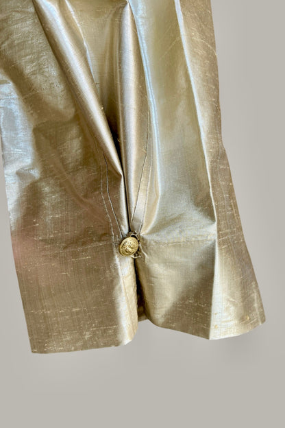 Transformer Trouser Pearl Silk Hemp