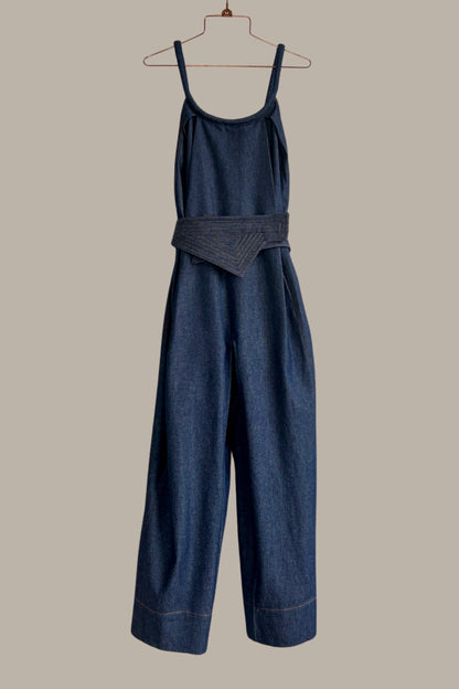 Swanfold Indigo Denim Jumpsuit