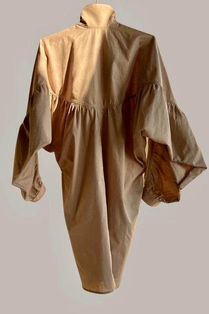 Rimbaud Shirt Dress in White Cotton