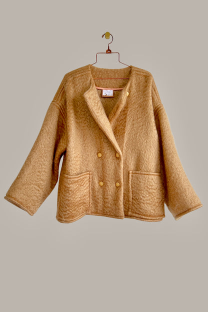 Envelope Coat Camel Mohair {Made to Order}