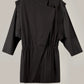 Concord Dress Black Parachute Silk {Made to Order}