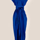 Origami Jumpsuit Royal Blue Parachute Silk {Made to Order}