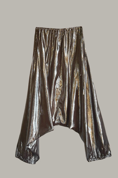 Ali baba Pant in Mercury Silk Lame’ {Made to Order}