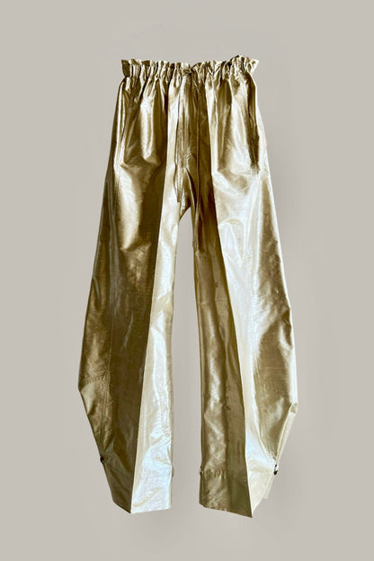 Transformer Trouser Pearl Silk Hemp