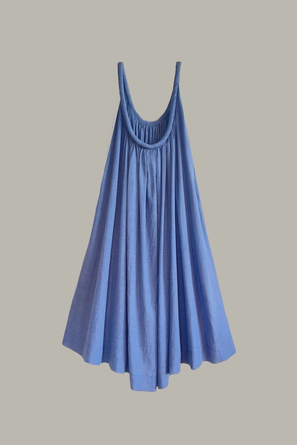 Sahara Chemise Dress French Blue Cotton Gauze