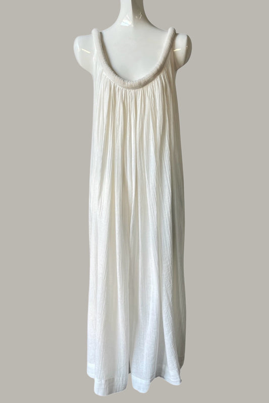 Sahara Chemise Dress Quartz Linen/Cotton