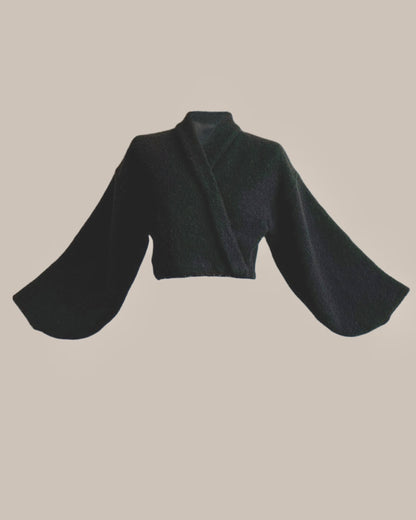 Kimono Jacket Wool Boucle