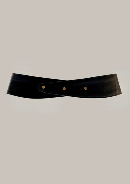 Reversible Crescent Belt in Moondust