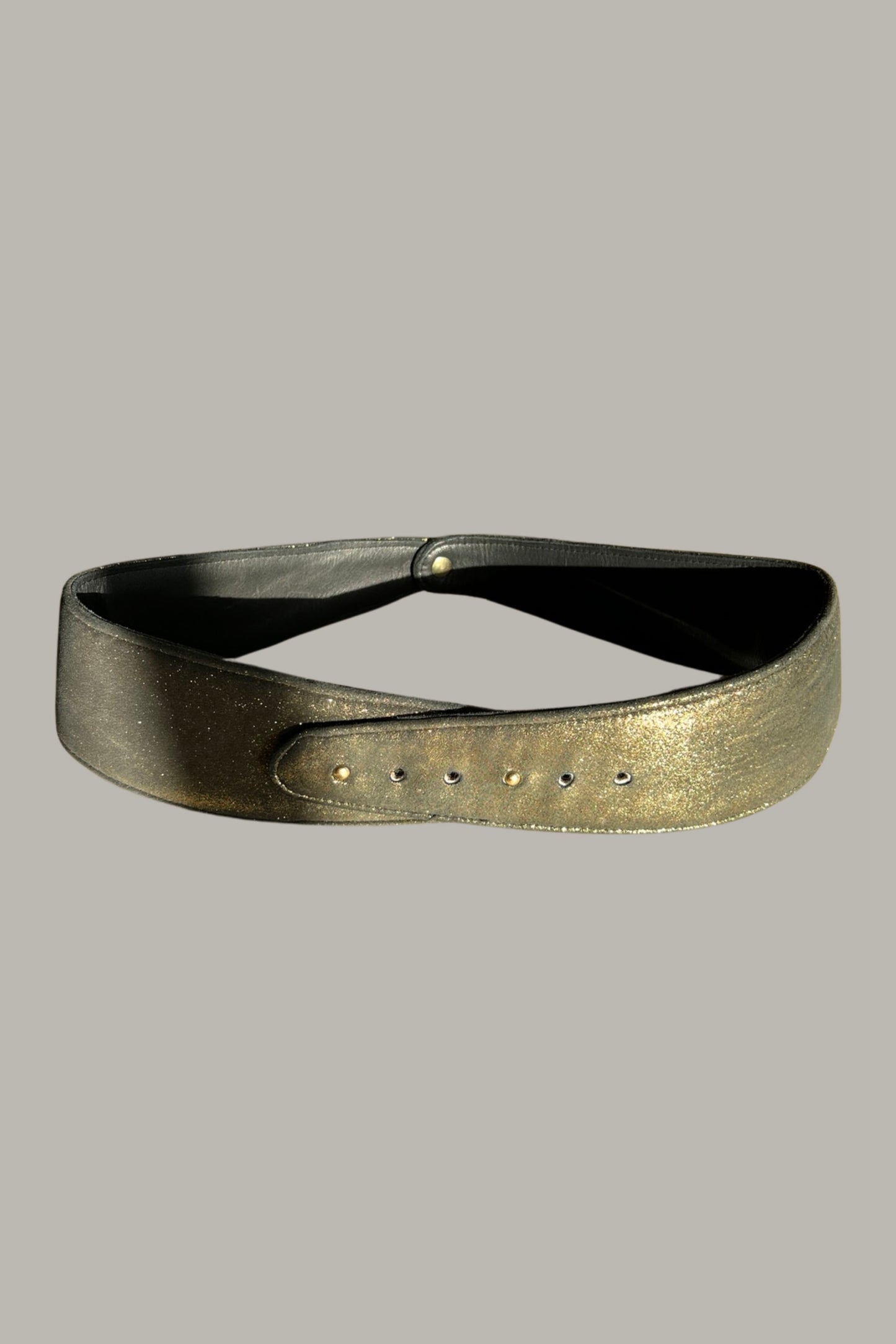 Reversible Crescent Belt in Moondust {Made to Order}
