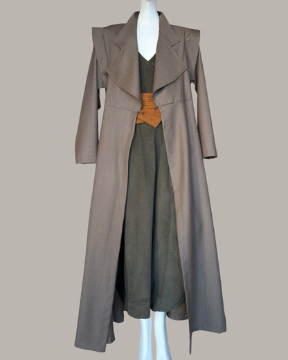Voyage Coat Dress Almond Wool Flannel {Made to Order}