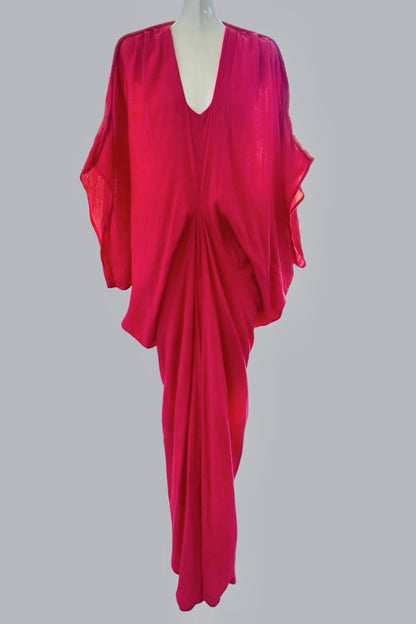 Pentheus Gown Rouge Gauze