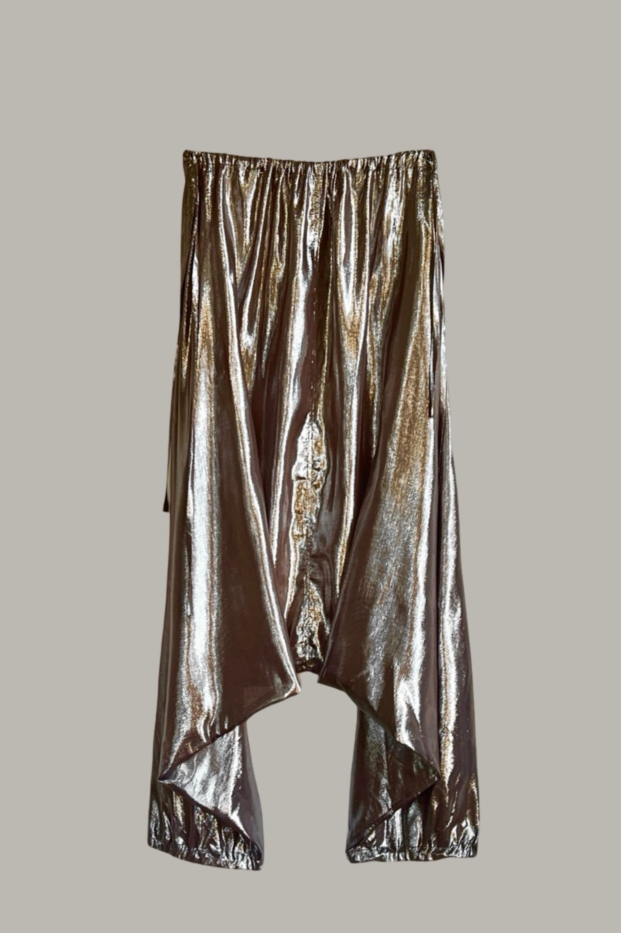 Alibaba Pant in Mercury Silk Lame’ {Made to Order}