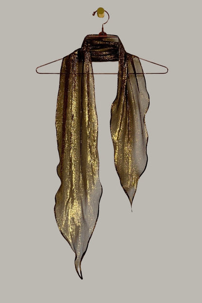 Unisex Infinite Bandeau Ascot Sash in Vine/Gold