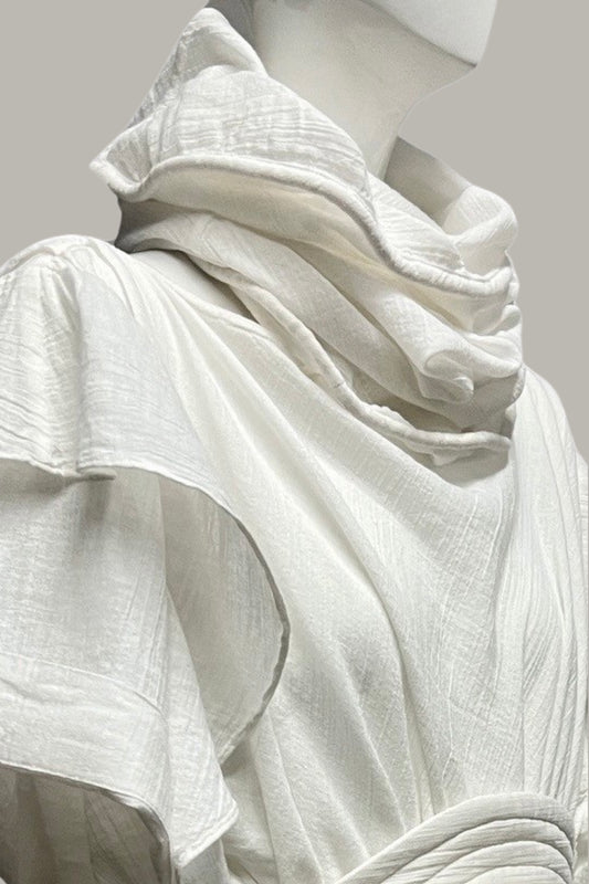 Pisa Chamber Scarf in Quartz Linen/Cotton