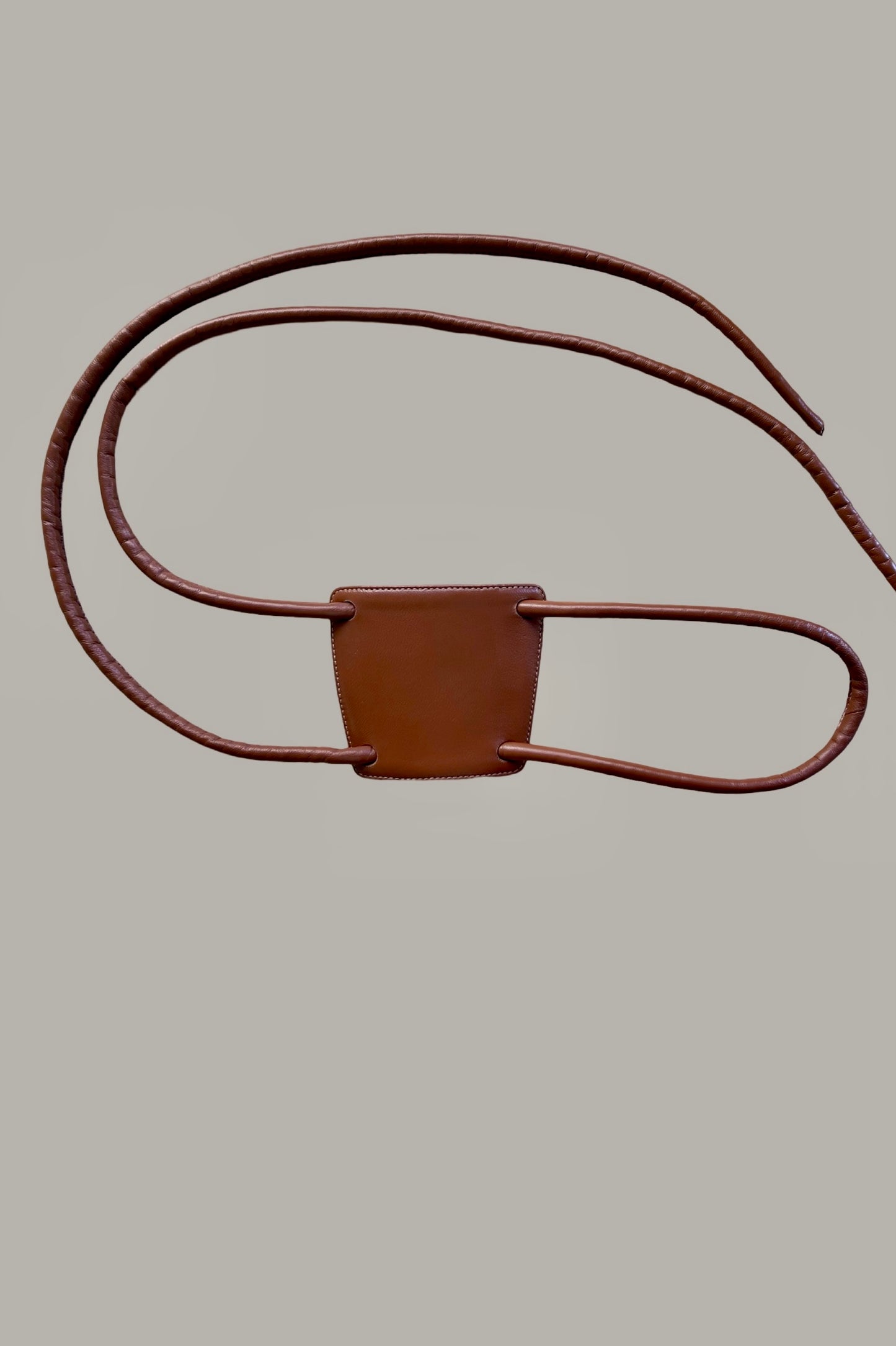 Infinite Trapezoid Belt Cognac