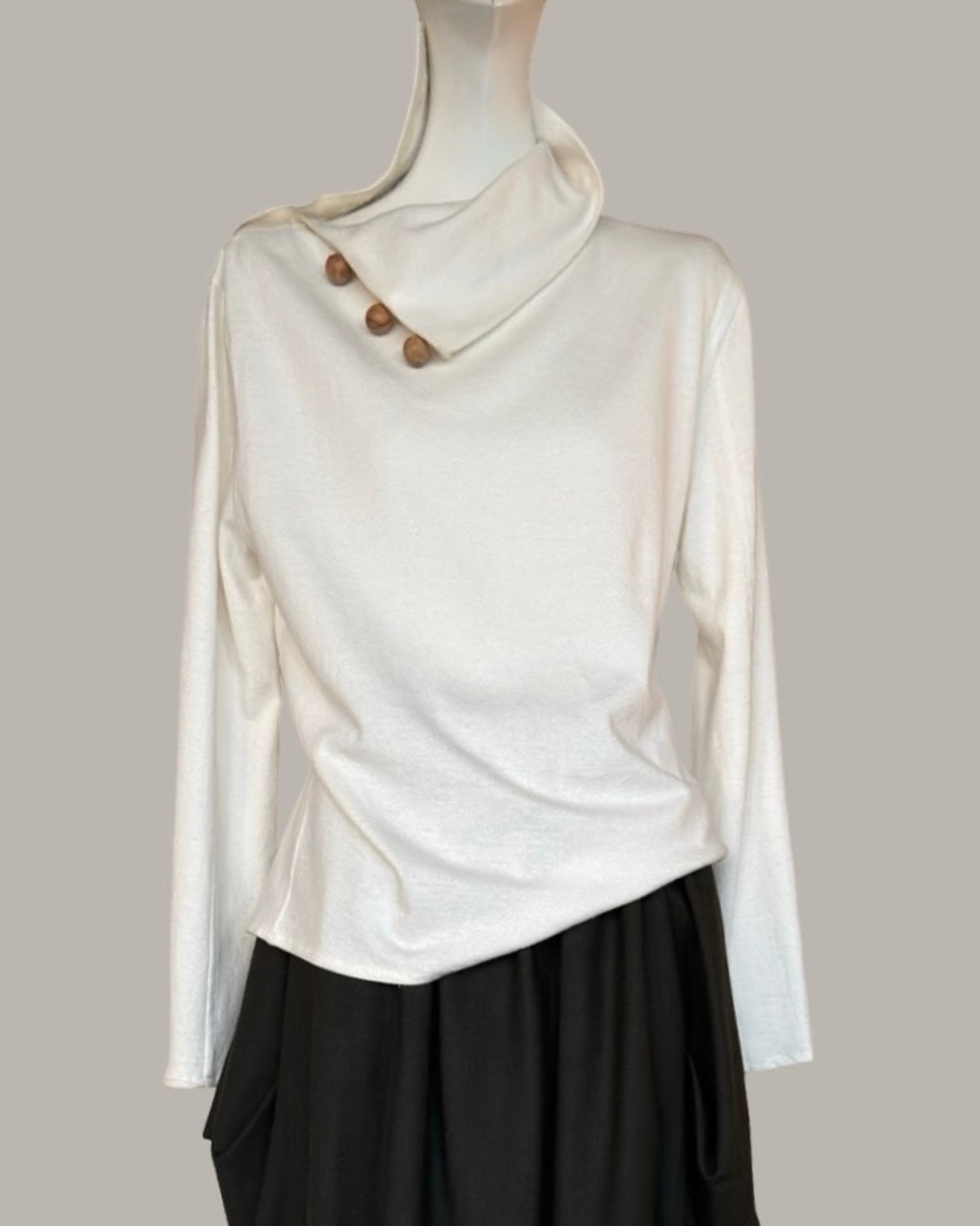 Circe Turtleneck in Ecru {Made to Order}