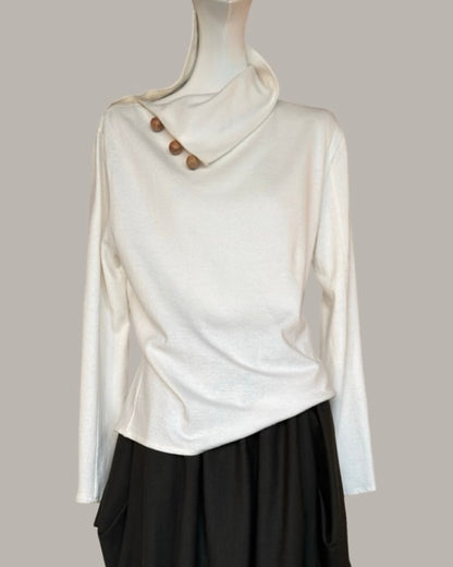 Circe Turtleneck in Ecru {Made to Order}