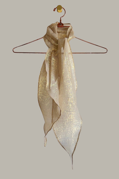 Unisex Infinite Bandeau Ascot Sash in Vine/Gold