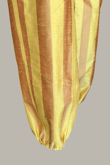 Genie Pant Citron/Butterscotch Silk Stripe