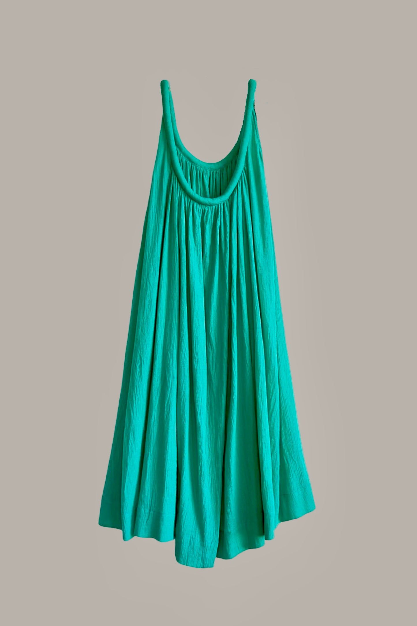 Sahara Chemise Dress Turquoise Cotton Gauze