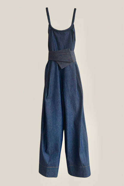 Swanfold Indigo Denim Jumpsuit