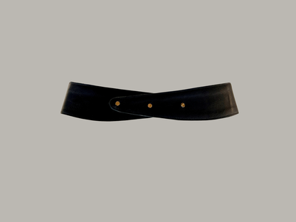 Reversible Crescent Belt in Moondust