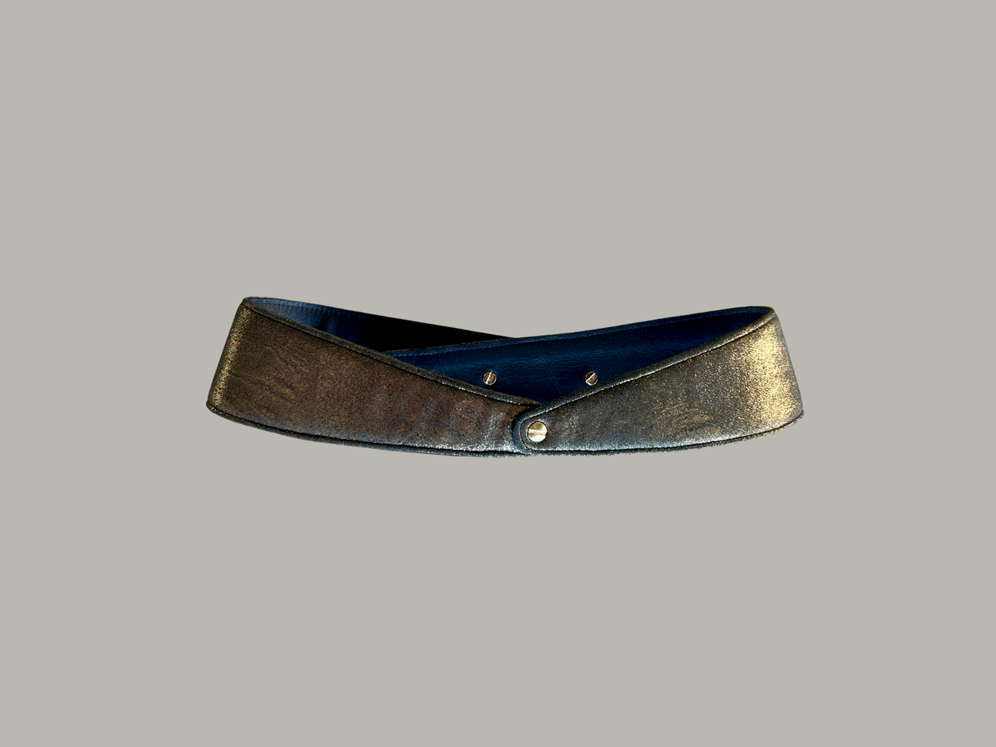 Reversible Crescent Belt in Moondust