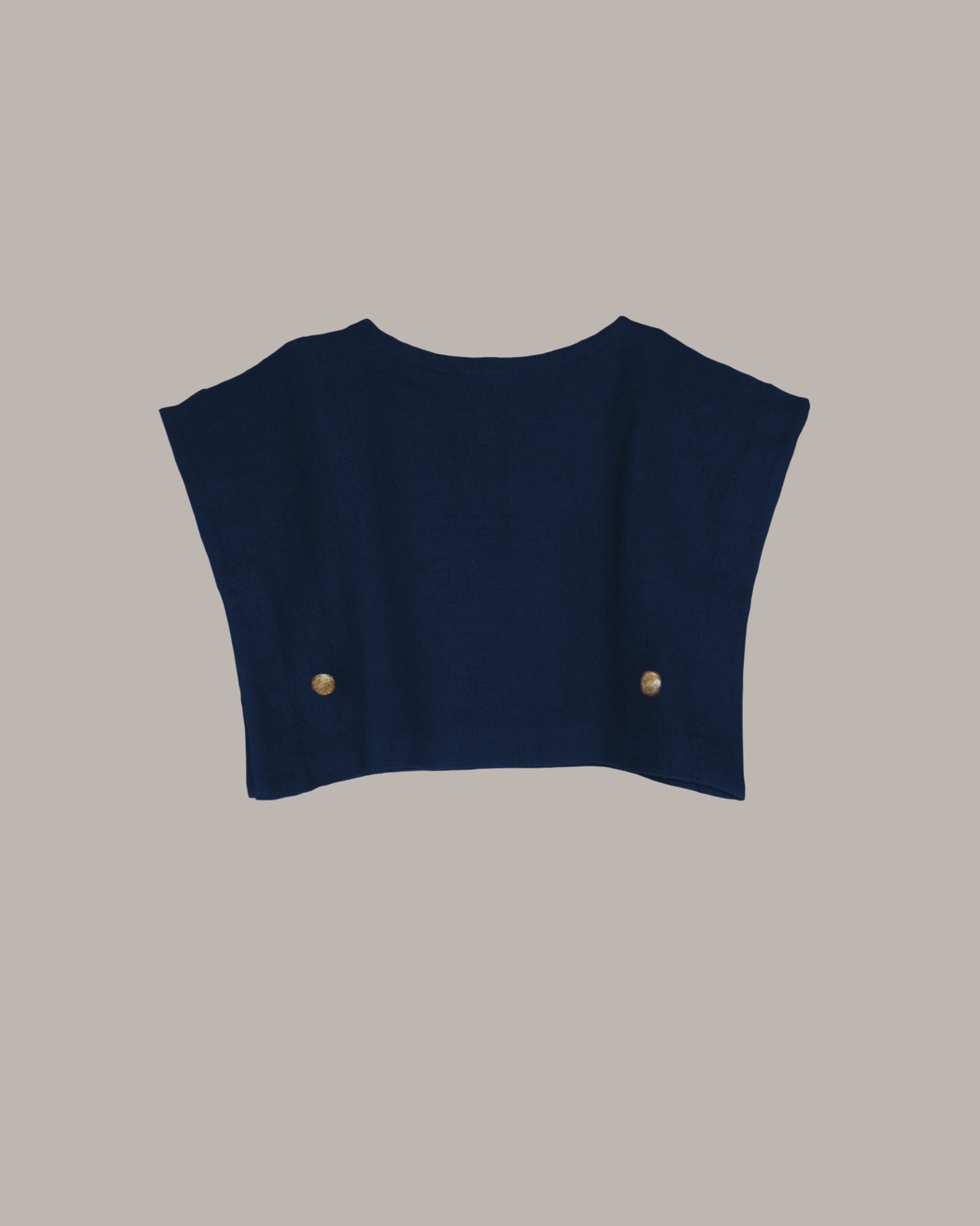Port Top Indigo Raw Silk limited edition