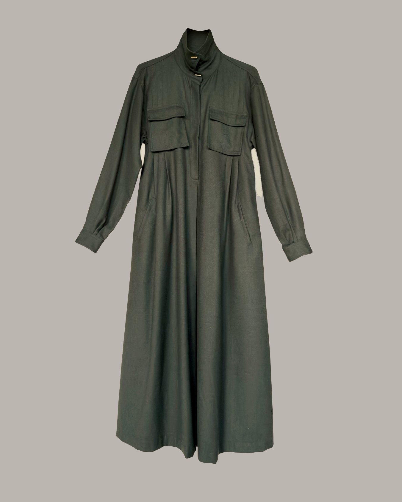 Riding Dress in Sage Wool Flannel {Made to Order}