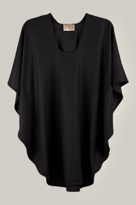 Half Moon Pullover Dress Black Kohl {Made to Order}
