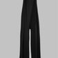Swanfold Jumpsuit Raw Silk Soft Black