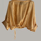Moonrise Drawstring Pullover Egyptian Gold {Made to Order}