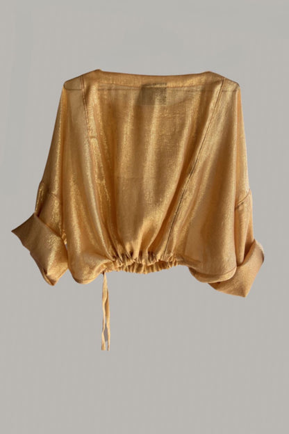 Moonrise Drawstring Pullover Egyptian Gold {Made to Order}