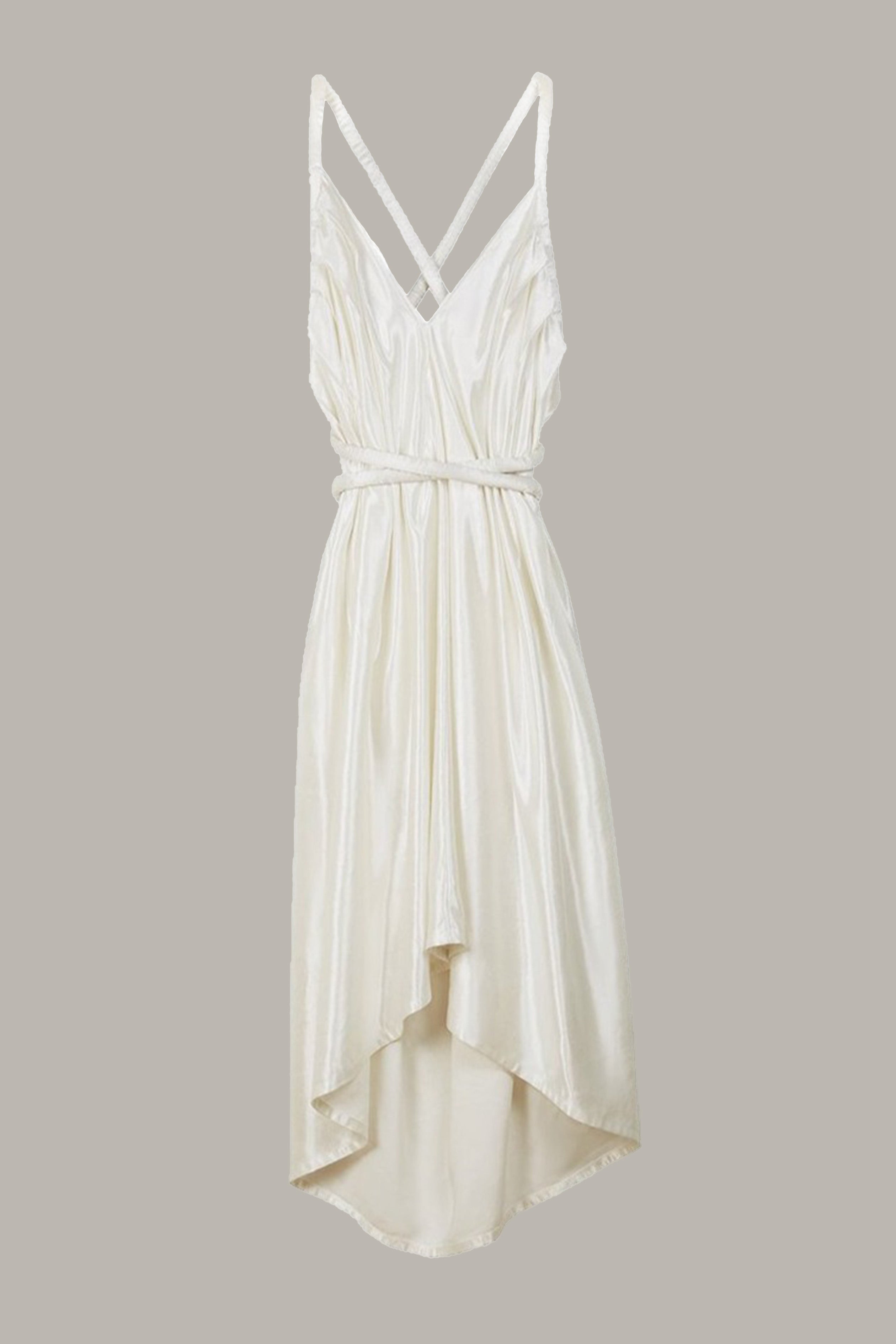 Limited Edition Infinite Rope Dress Pearl Silk Hemp Charmeuse ...