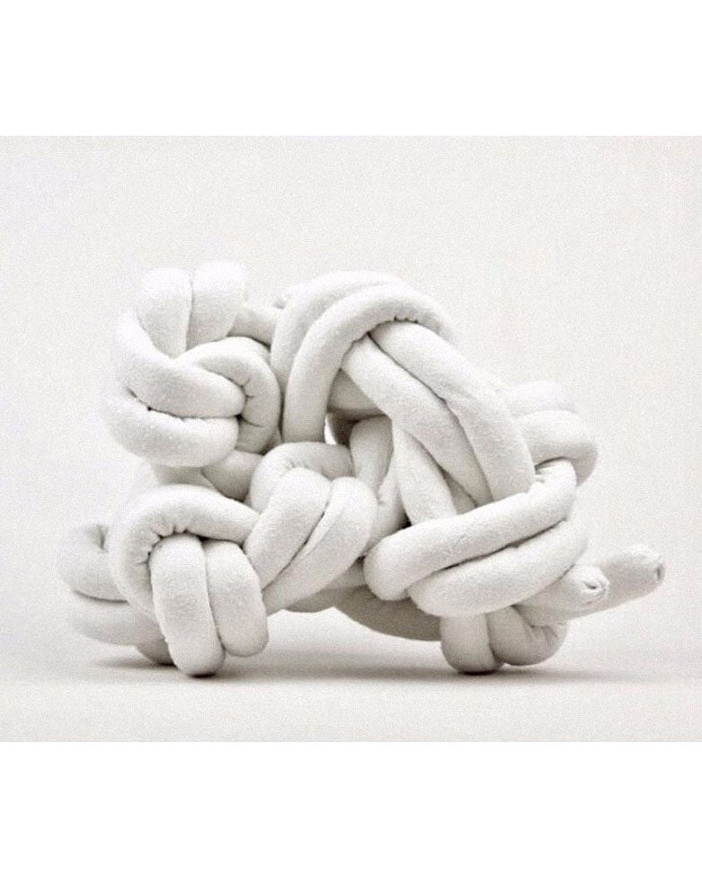 Original Electric Feathers Infinite Rope Knot Pillow {Made to Order}