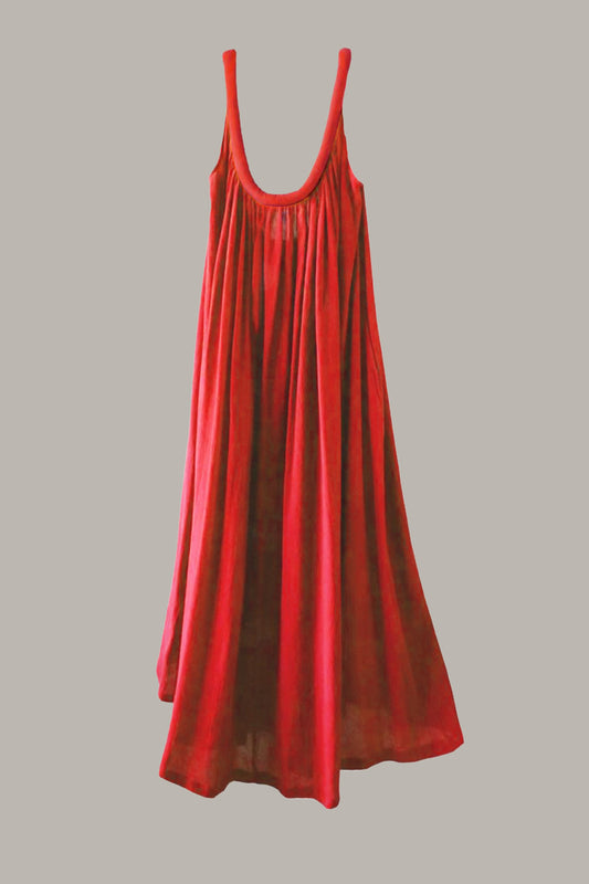 Sahara Chemise Dress in Rouge