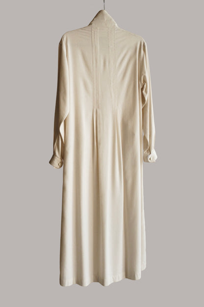 Riding Dress in Ivory Cream Raw Silk {Made to Order}