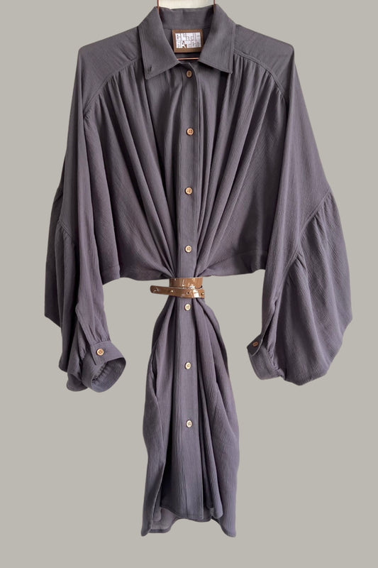 Rimbaud Shirt Dress Earl Grey